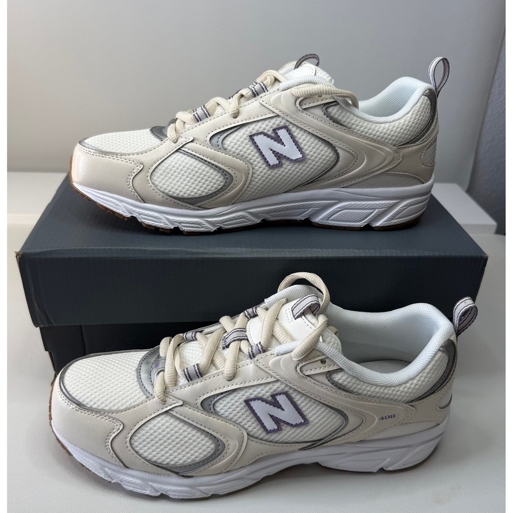 New Balance 408 Beige White Lilac Sneakers U4084OJ Mens 8.5 Womens 10 NEW